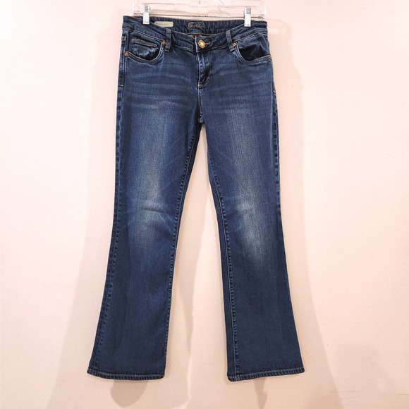 KUT from‎ the Kloth Karen Bootcut Jeans Women's Size 6 Dark Wash Denim Retro - Picture 1 of 11